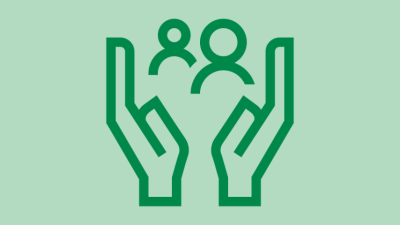 Icon: Handy um Personen