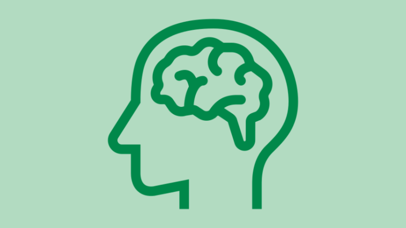 Icon von einem Kopf mit Hirn