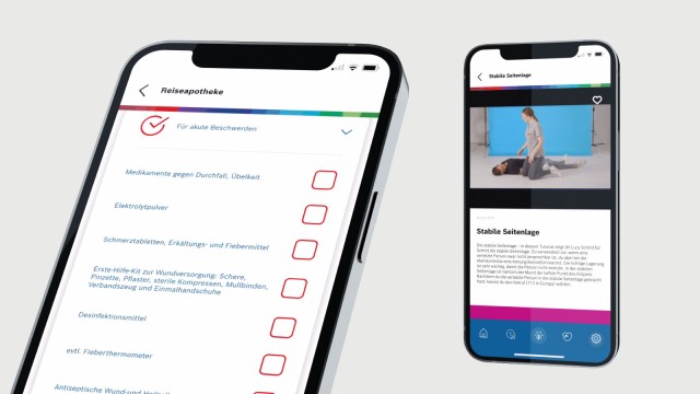 Mock-up der Bosch BKK App