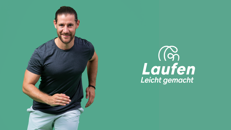 Ein Mann joggt