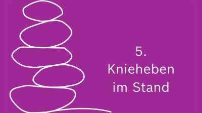 5. Knieheben im Stand