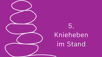 5. Knieheben im Stand