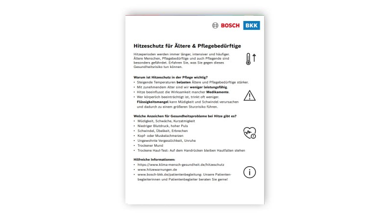 Vorschaubild Flyer Hitzeschutz