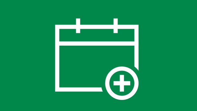 Icon Kalender mit Pluszeichen