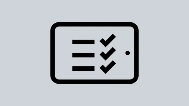 Icon Checkliste